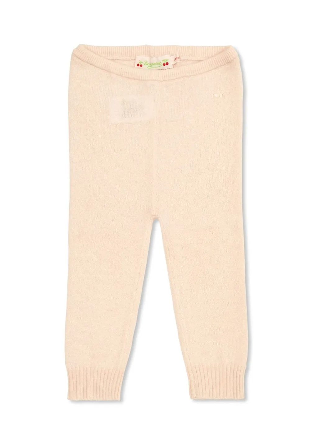 Bonpoint Cherry Embroidered Slim Cut Leggings