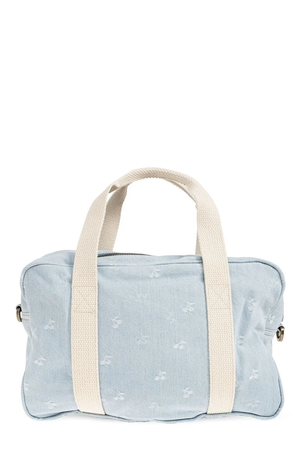 Bonpoint Cherry Embroidered Strapped Tote Bag