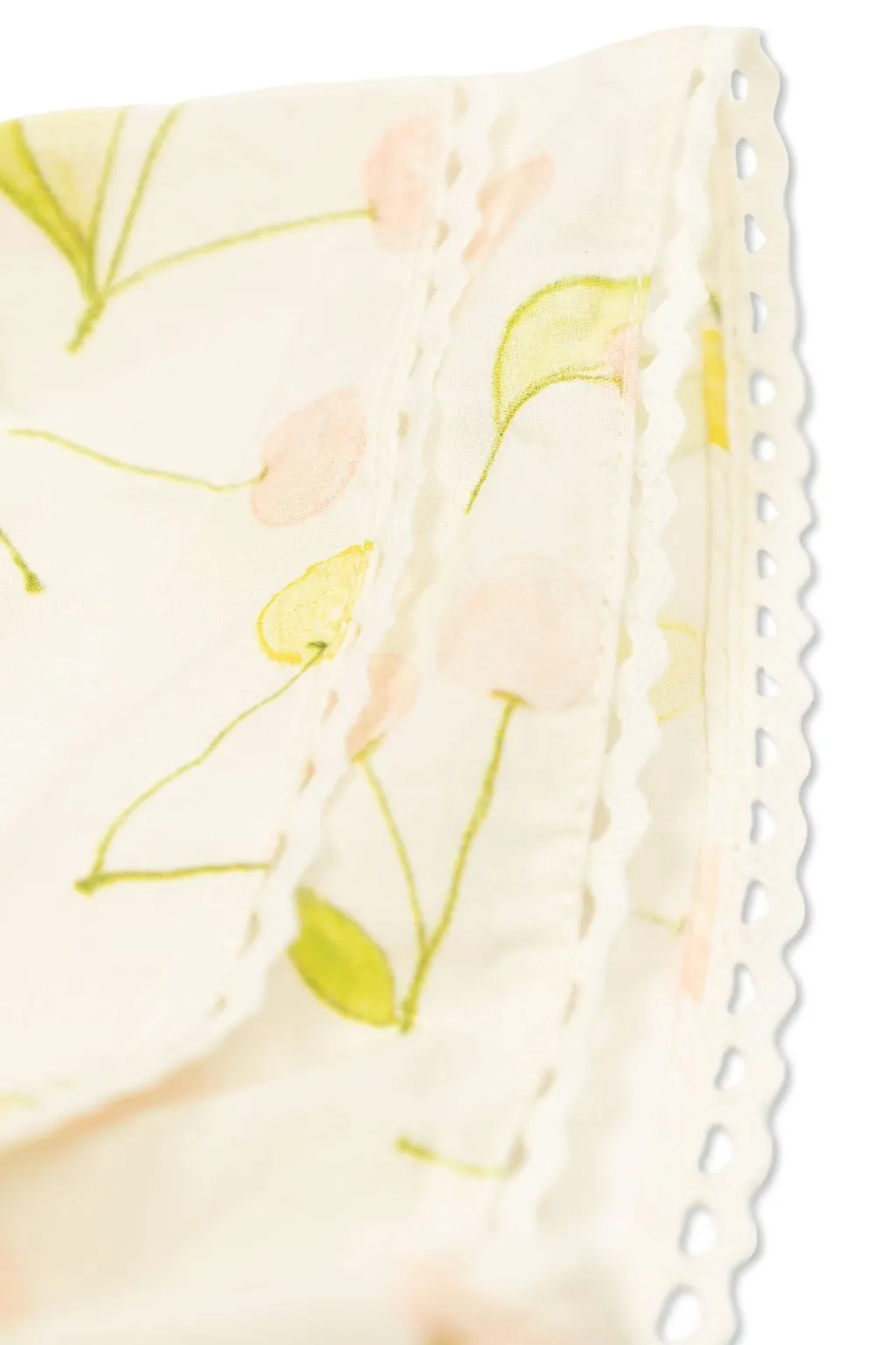 Bonpoint Cherry-Print Ruffled Mini Dress