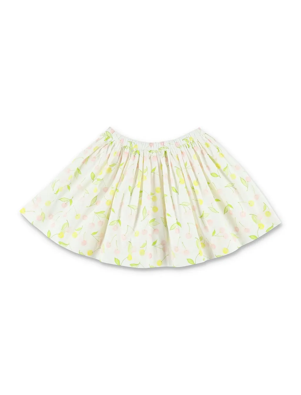 Bonpoint Cherry-Print A-Line Mini Skirt