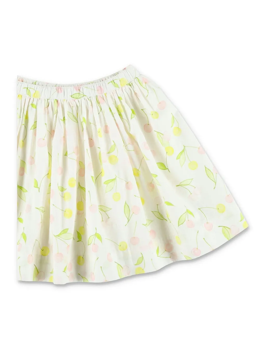 Bonpoint Cherry-Print A-Line Mini Skirt