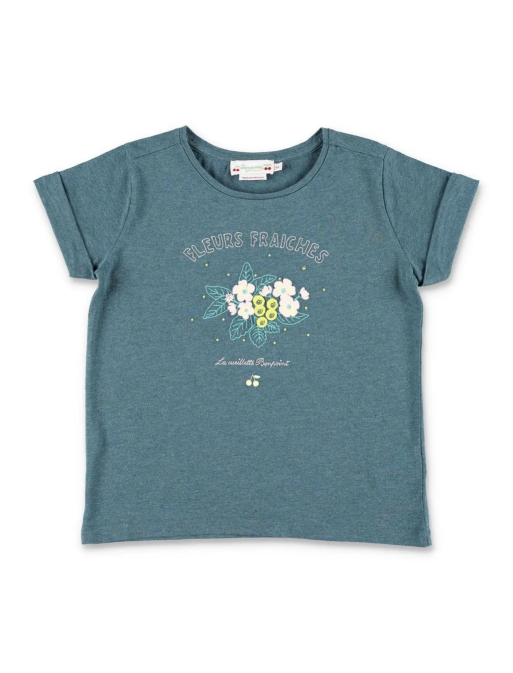 Bonpoint Cyana Floral Printed Crewneck T-Shirt