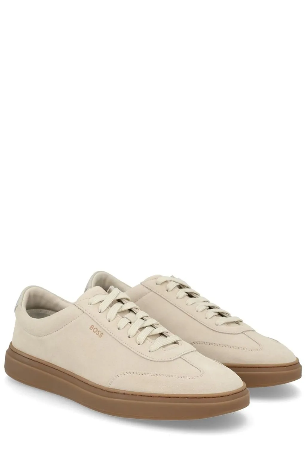 Boss Hugo Boss Round Toe Lace-Up Sneakers