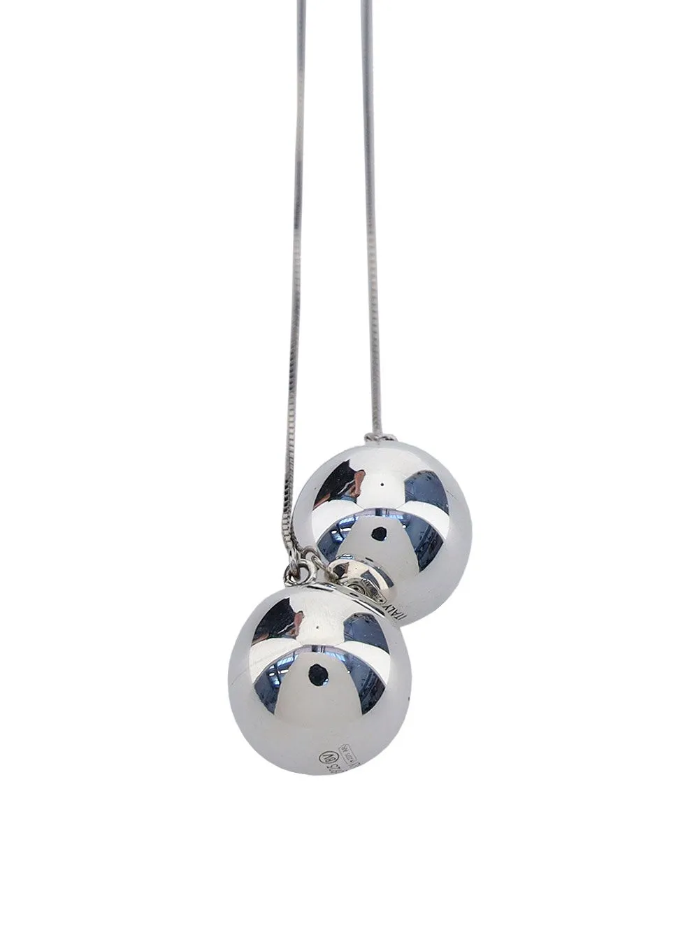 Bottega Veneta Fine Chain Sphere Necklace