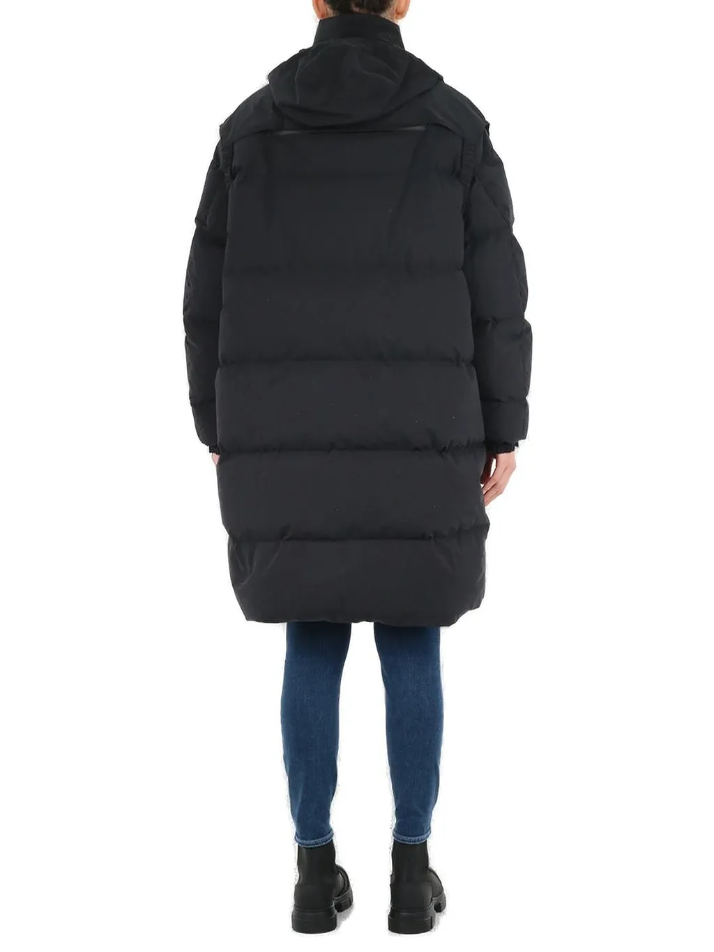 Bottega Veneta Funnel Neck Padded Coat