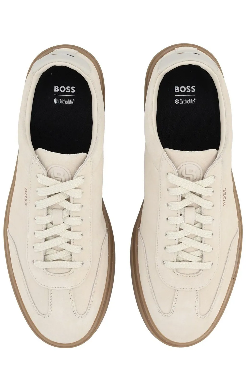Boss Hugo Boss Round Toe Lace-Up Sneakers