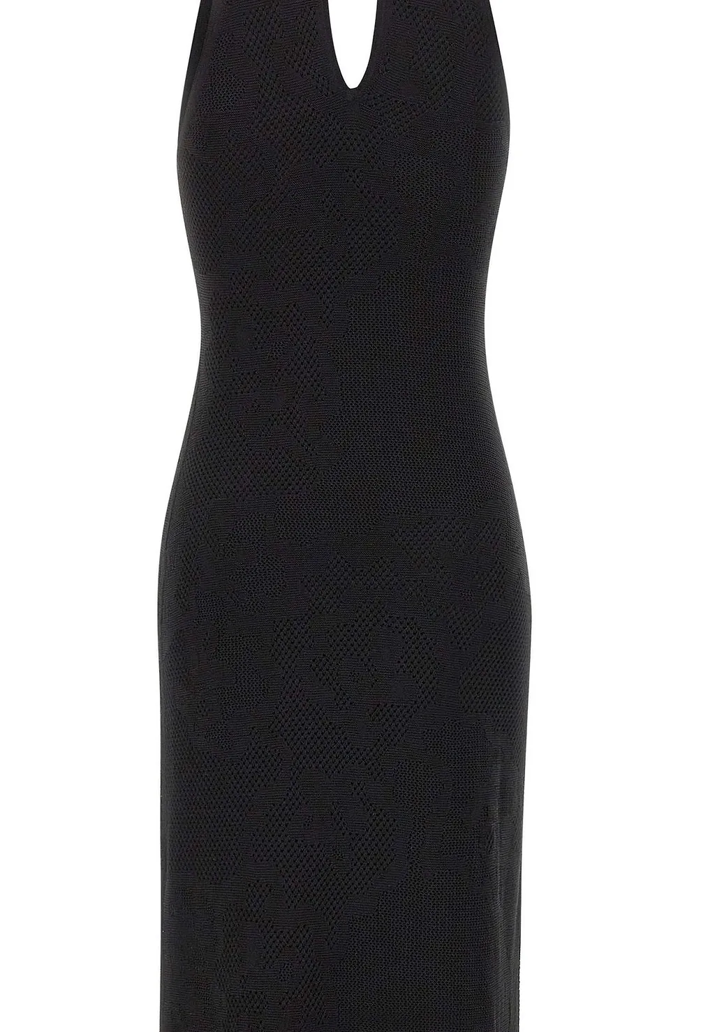 Boss Hugo Boss Crewneck Fringed Dress