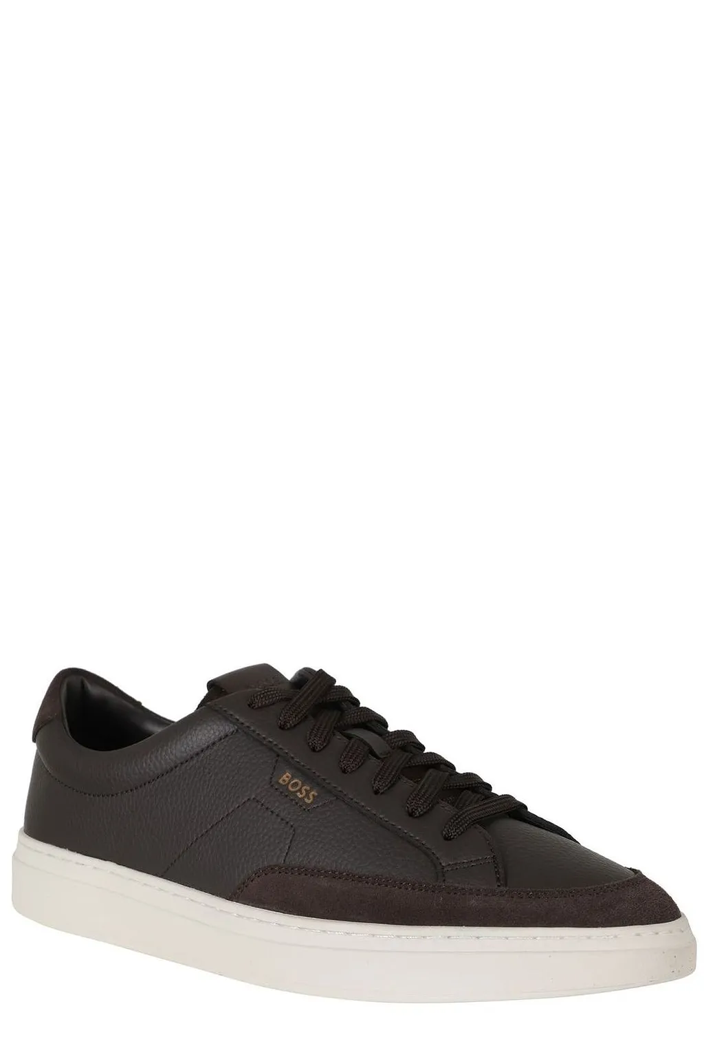 Boss Hugo Boss Round Toe Lace-Up Sneakers