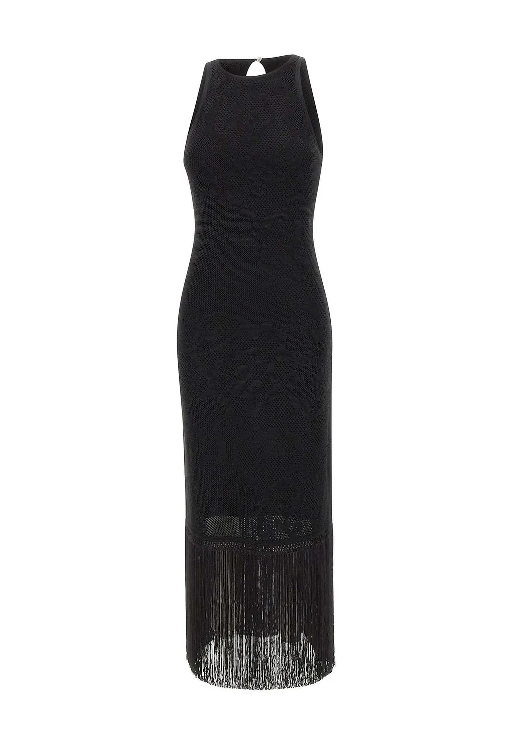 Boss Hugo Boss Crewneck Fringed Dress