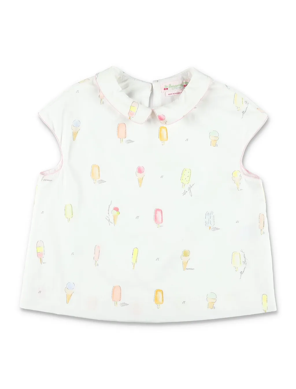 Bonpoint Elivia Ice-Cream Motif Blouse