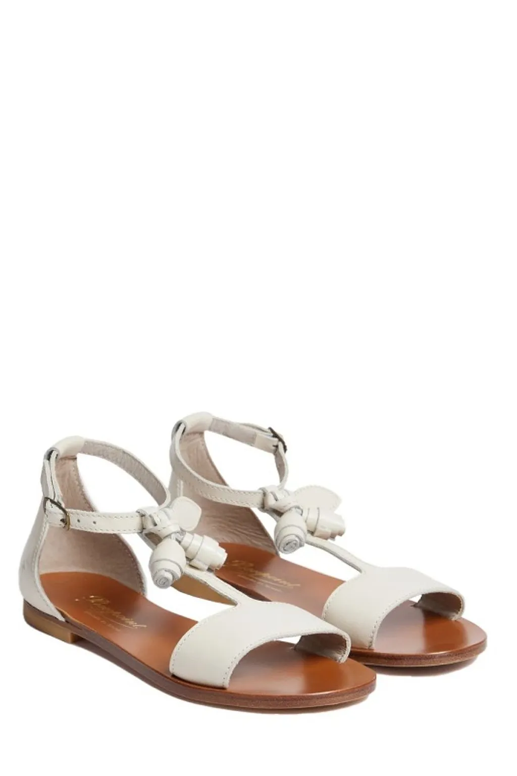 Bonpoint Elmas Ankle-Strap Flat Sandals