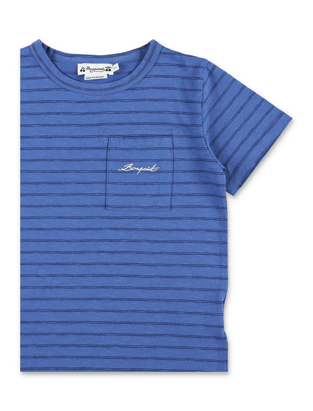 Bonpoint Elrador Striped Crewneck T-Shirt