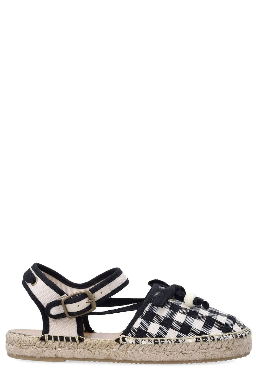Bonpoint Evila Gingham Espadrilles