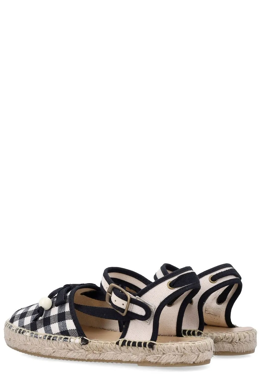 Bonpoint Evila Gingham Espadrilles