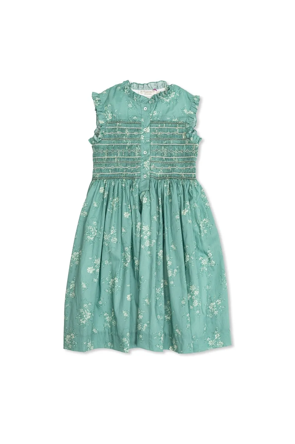 Bonpoint Floral-Printed Ruffled Dress