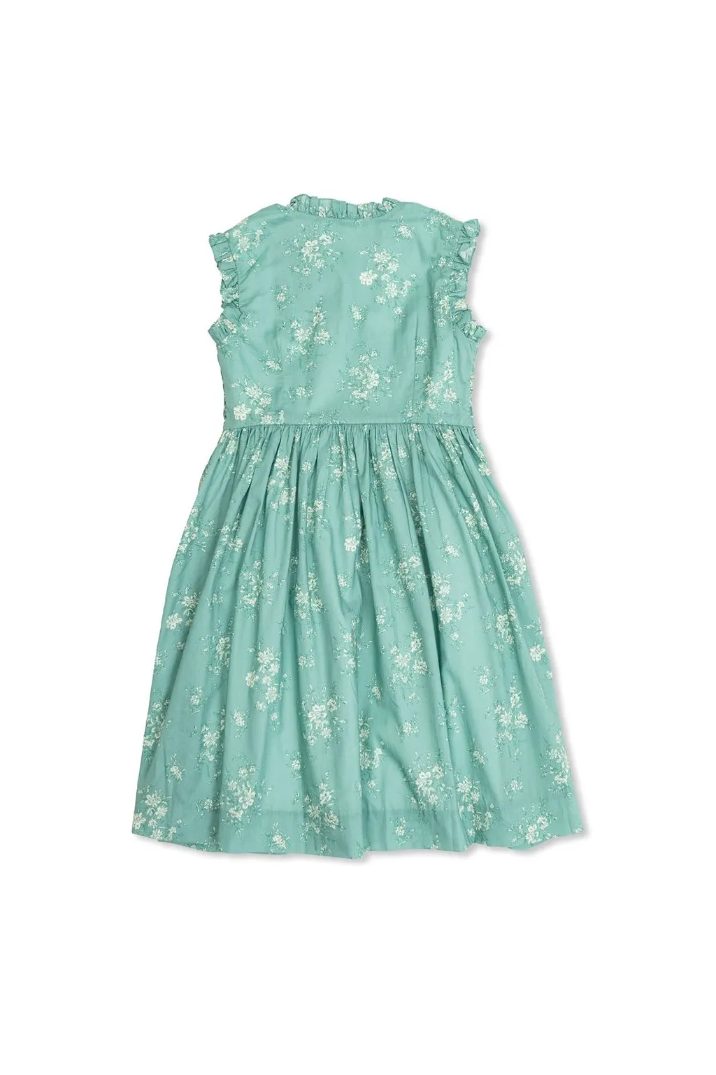 Bonpoint Floral-Printed Ruffled Dress