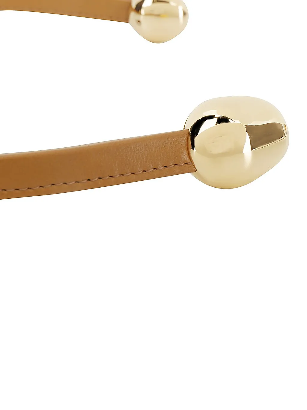 Bottega Veneta Leather Open Necklace