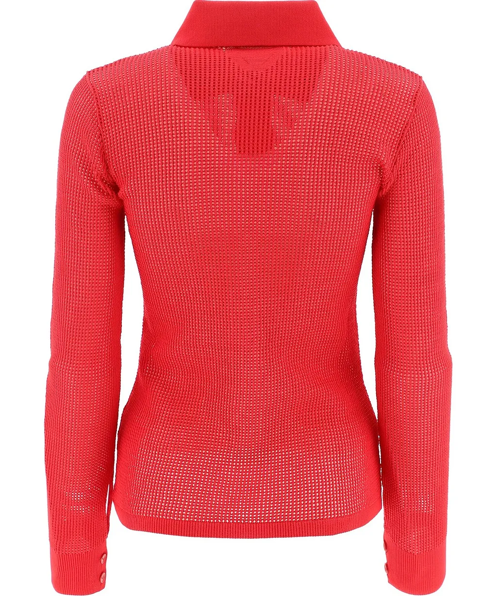 Bottega Veneta Mesh Buttoned Cardigan