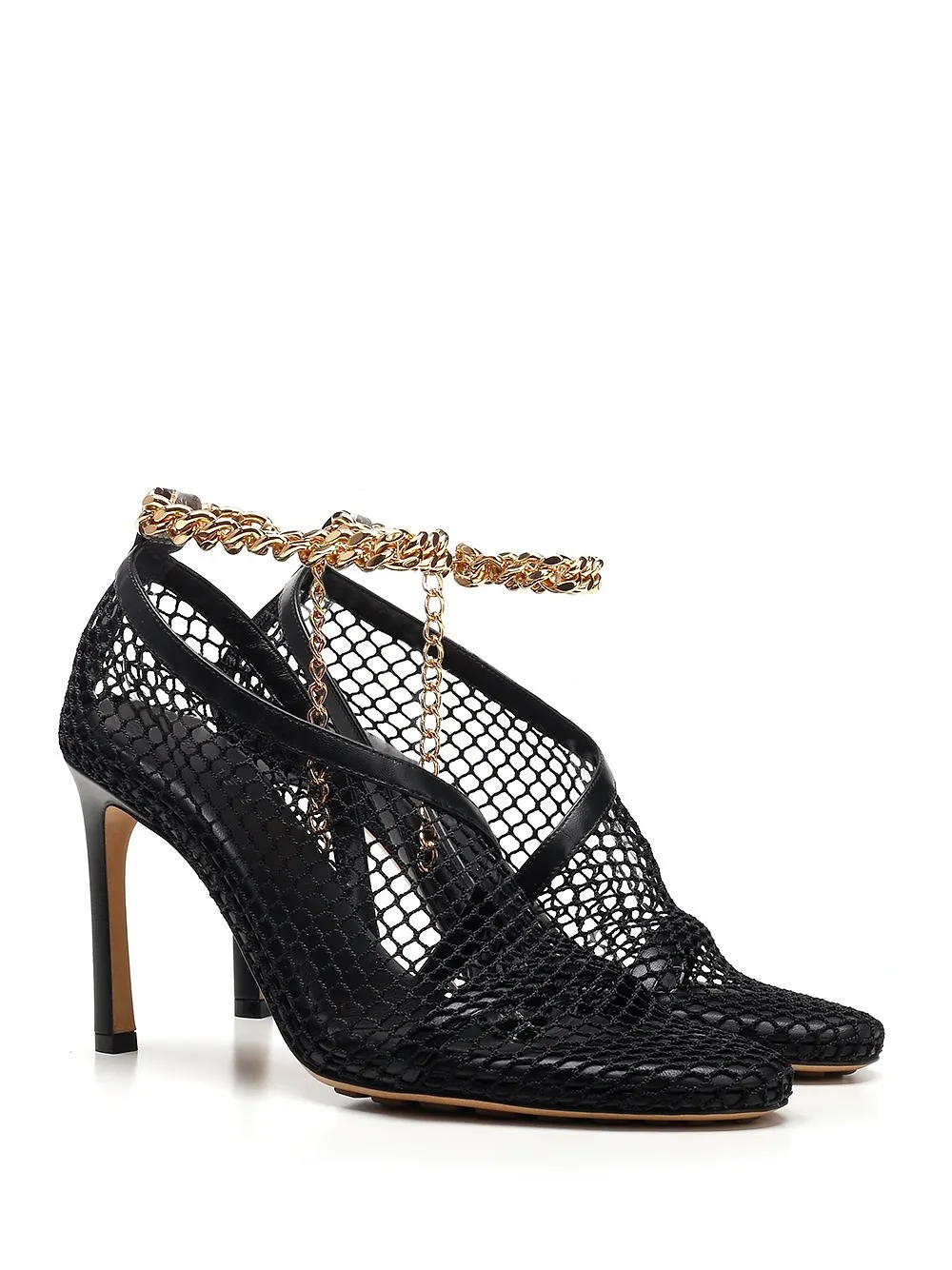 Bottega Veneta Mesh Overlay Pumps