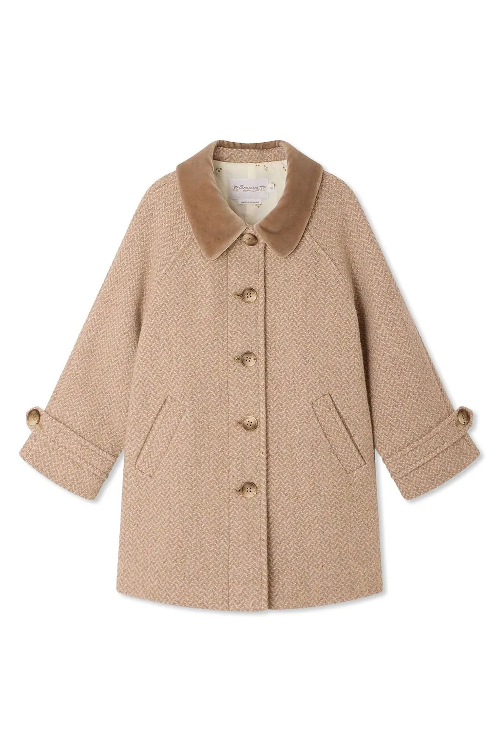 Bonpoint Jiba Button-Up Coat