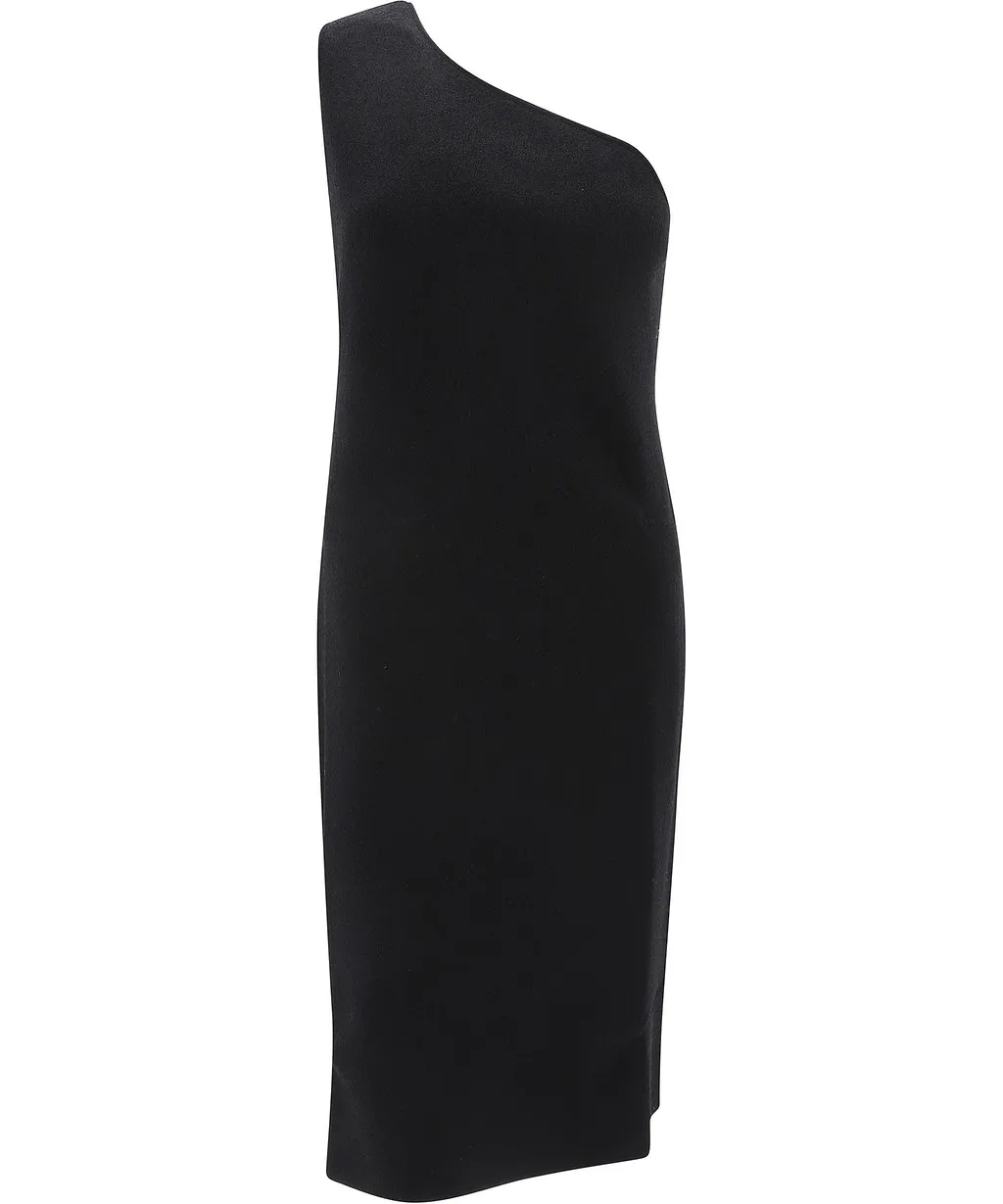 Bottega Veneta One Shoulder Knit Dress