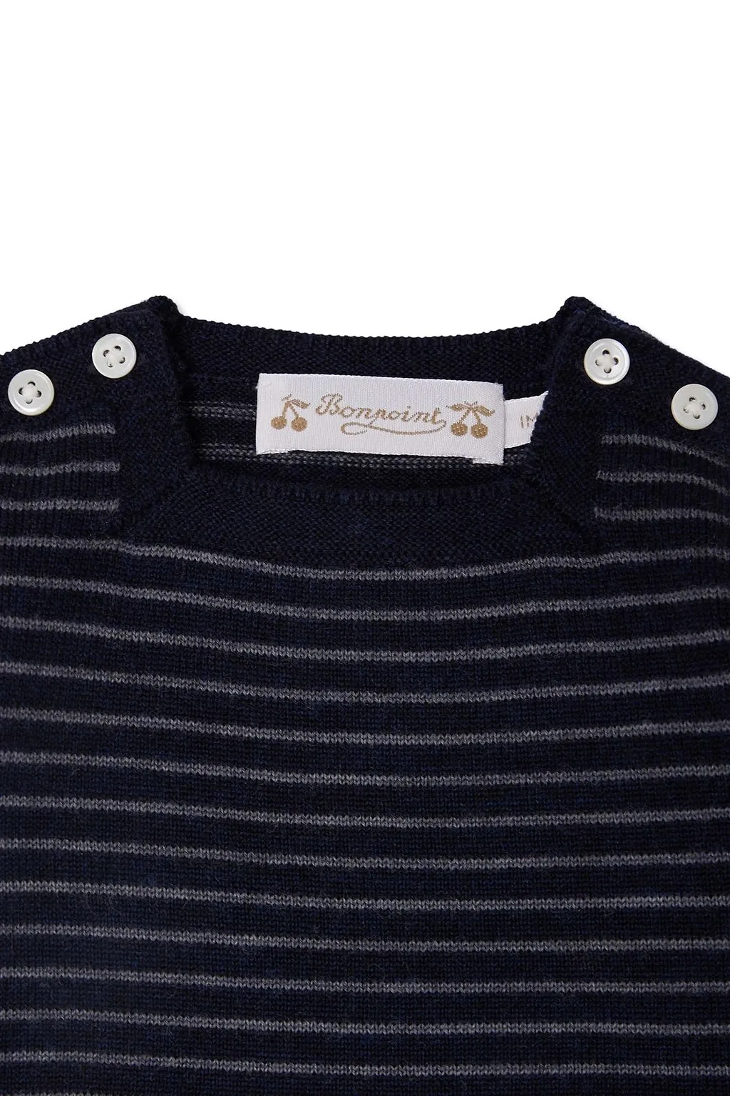 Bonpoint Joe Striped Square Neck Set