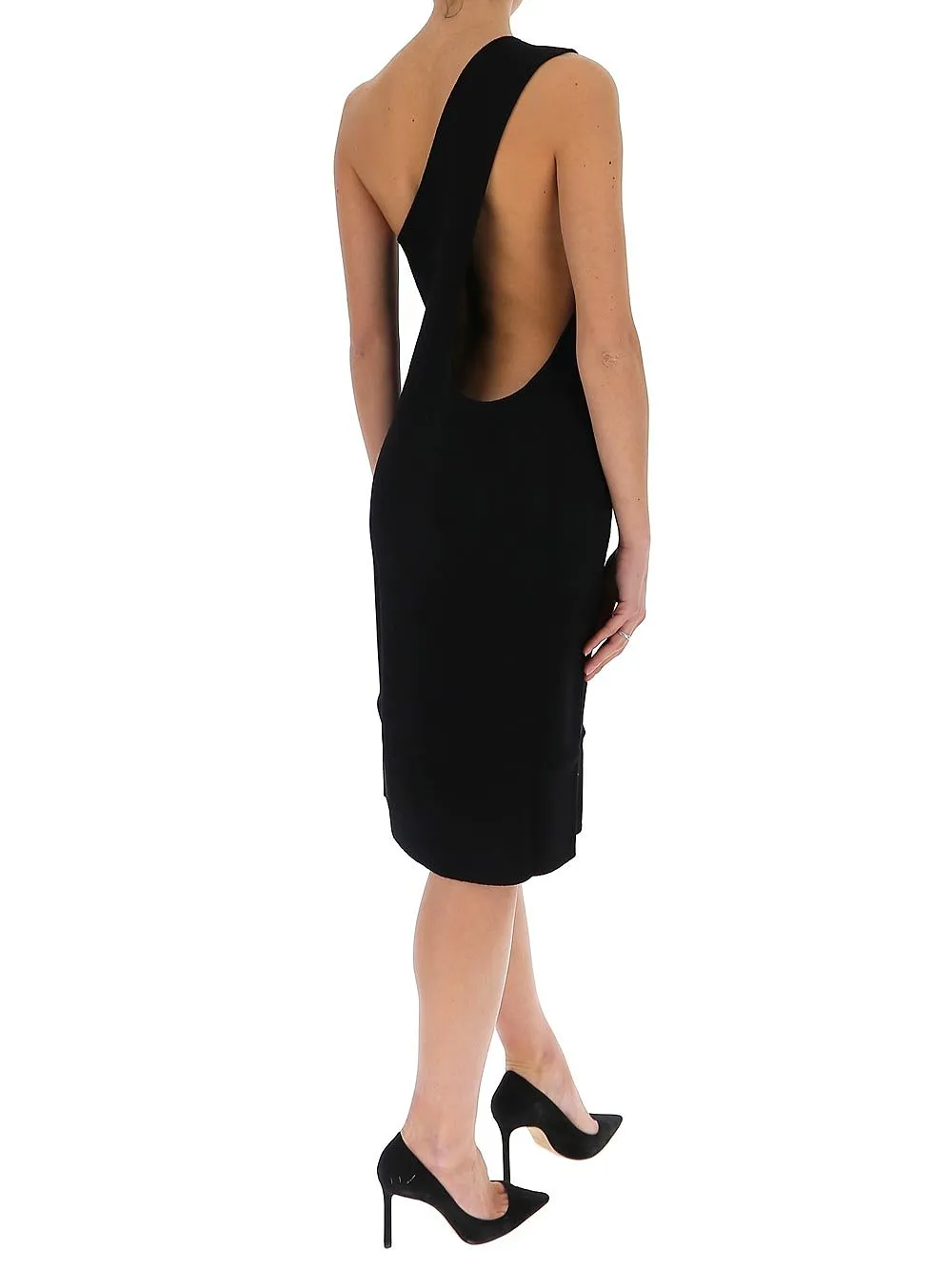 Bottega Veneta One Shoulder Knit Dress