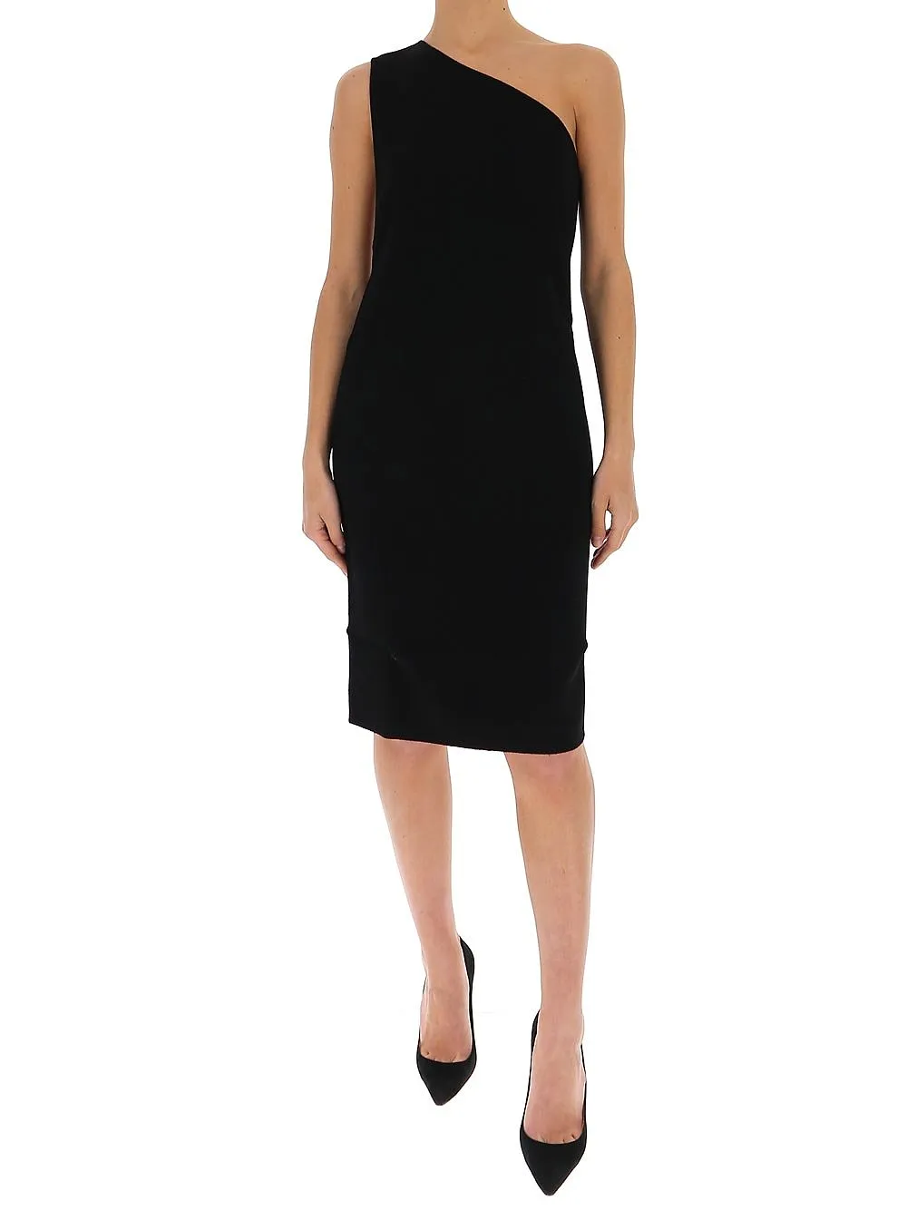 Bottega Veneta One Shoulder Knit Dress