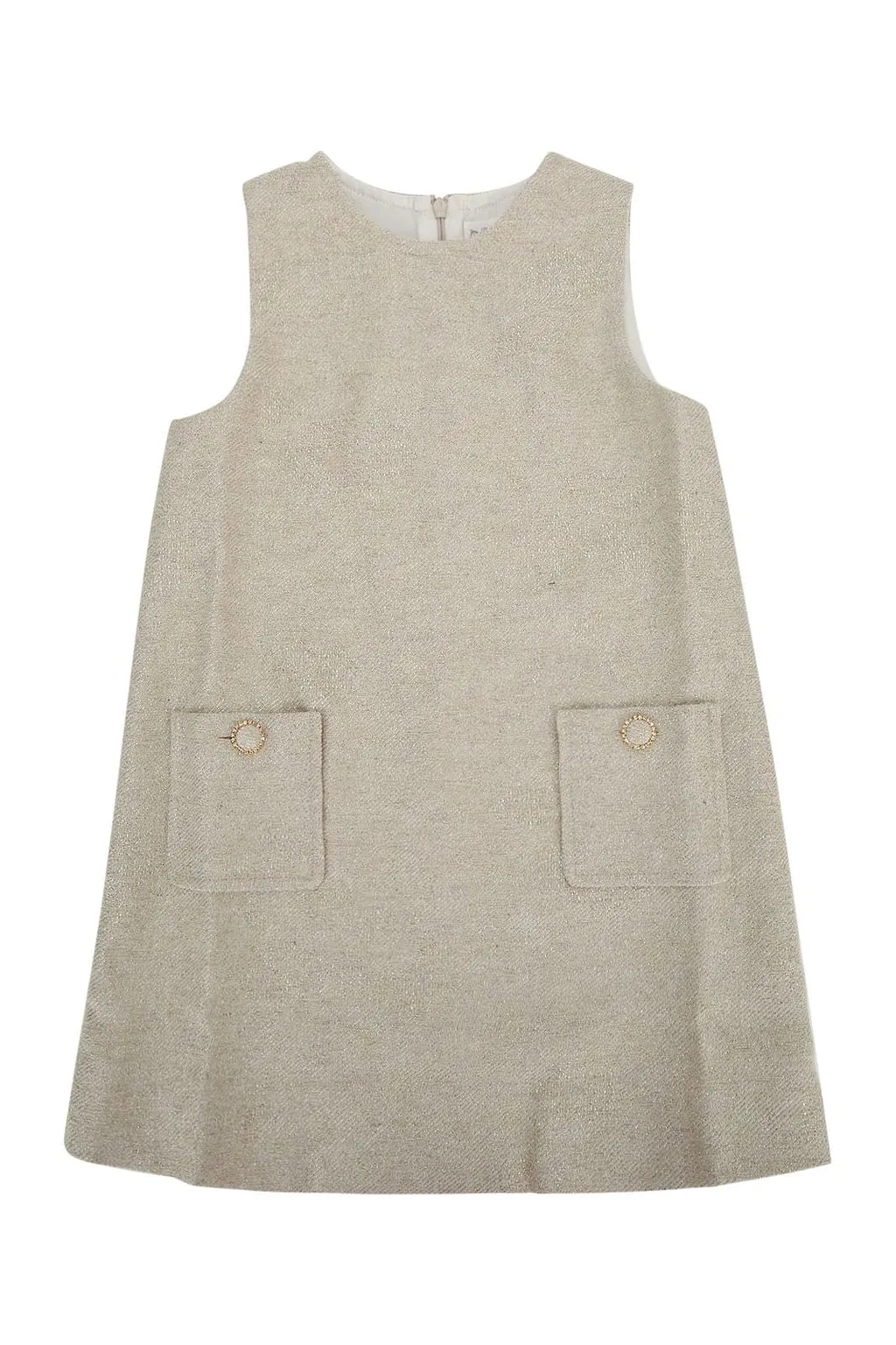 Bonpoint Patch-Pocket Sleeveless Dress