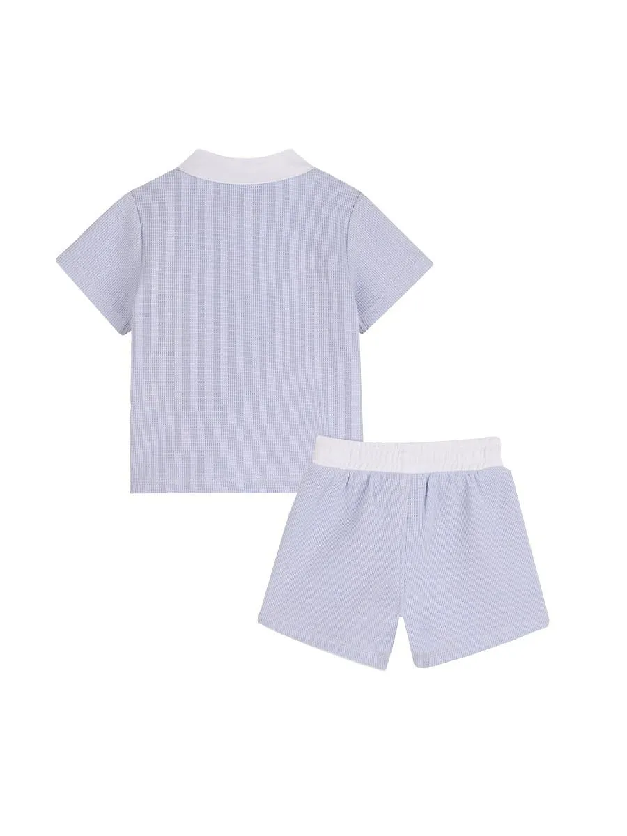 Boss Hugo Boss Textured Polo Shirt Set