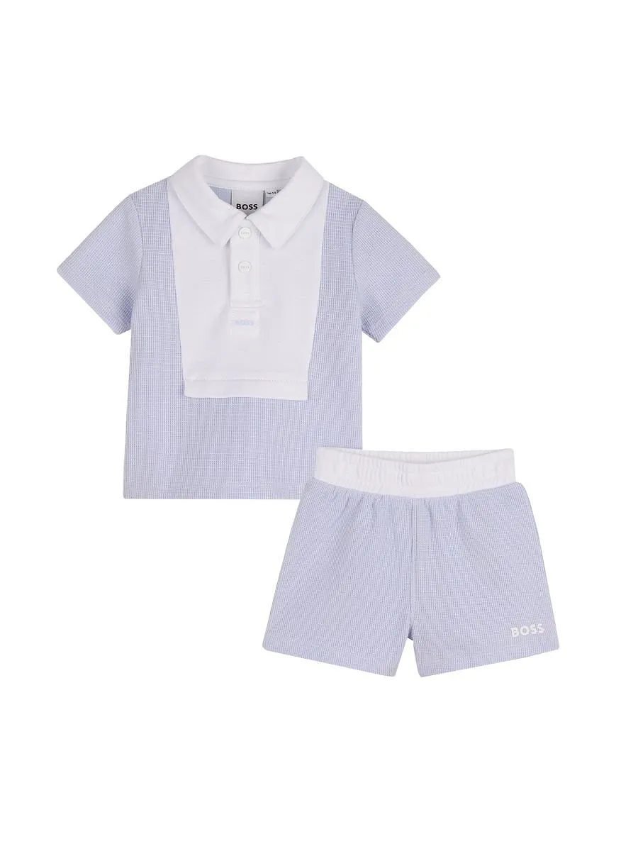 Boss Hugo Boss Textured Polo Shirt Set