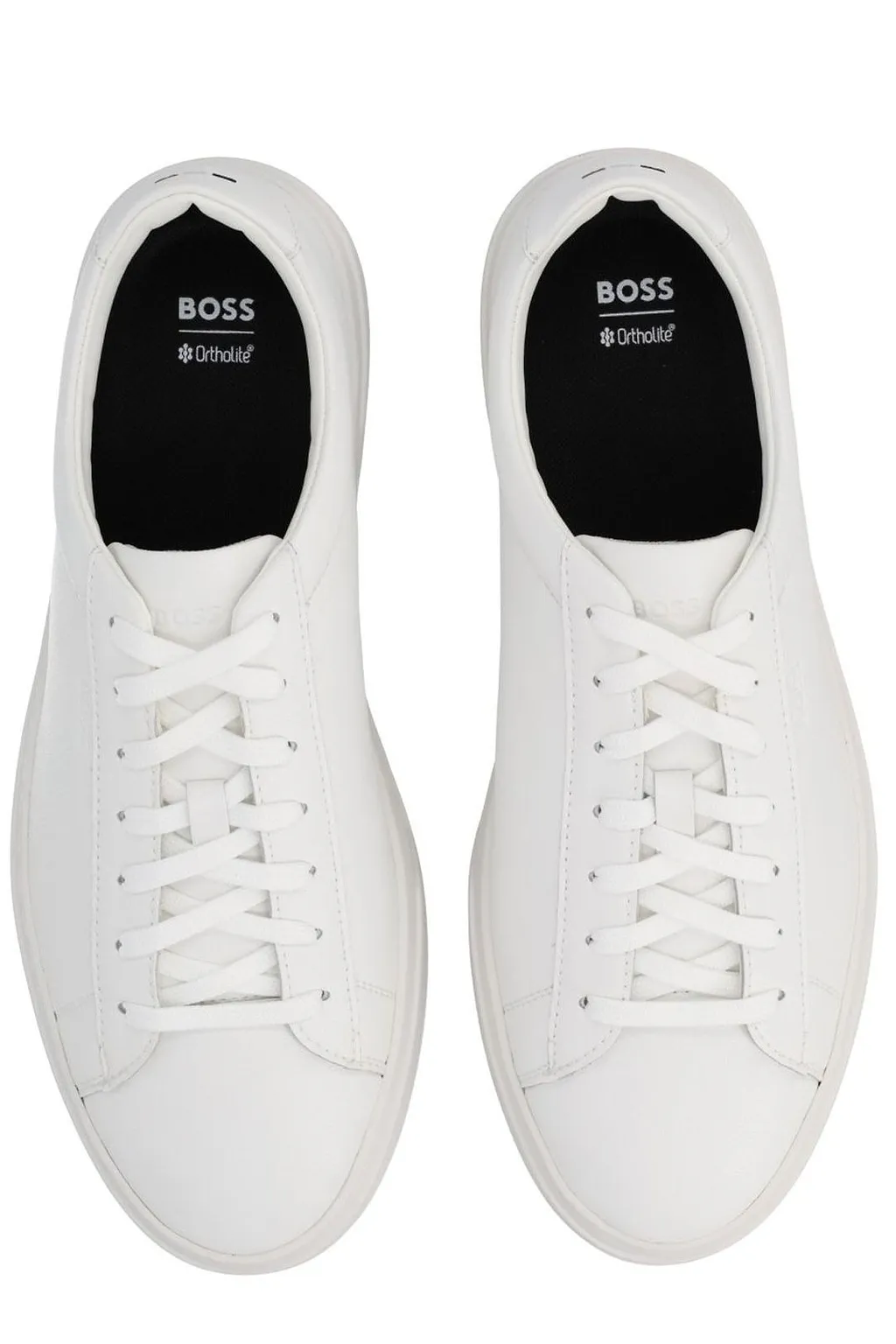 Boss Hugo Boss Leather Low-Top Sneakers