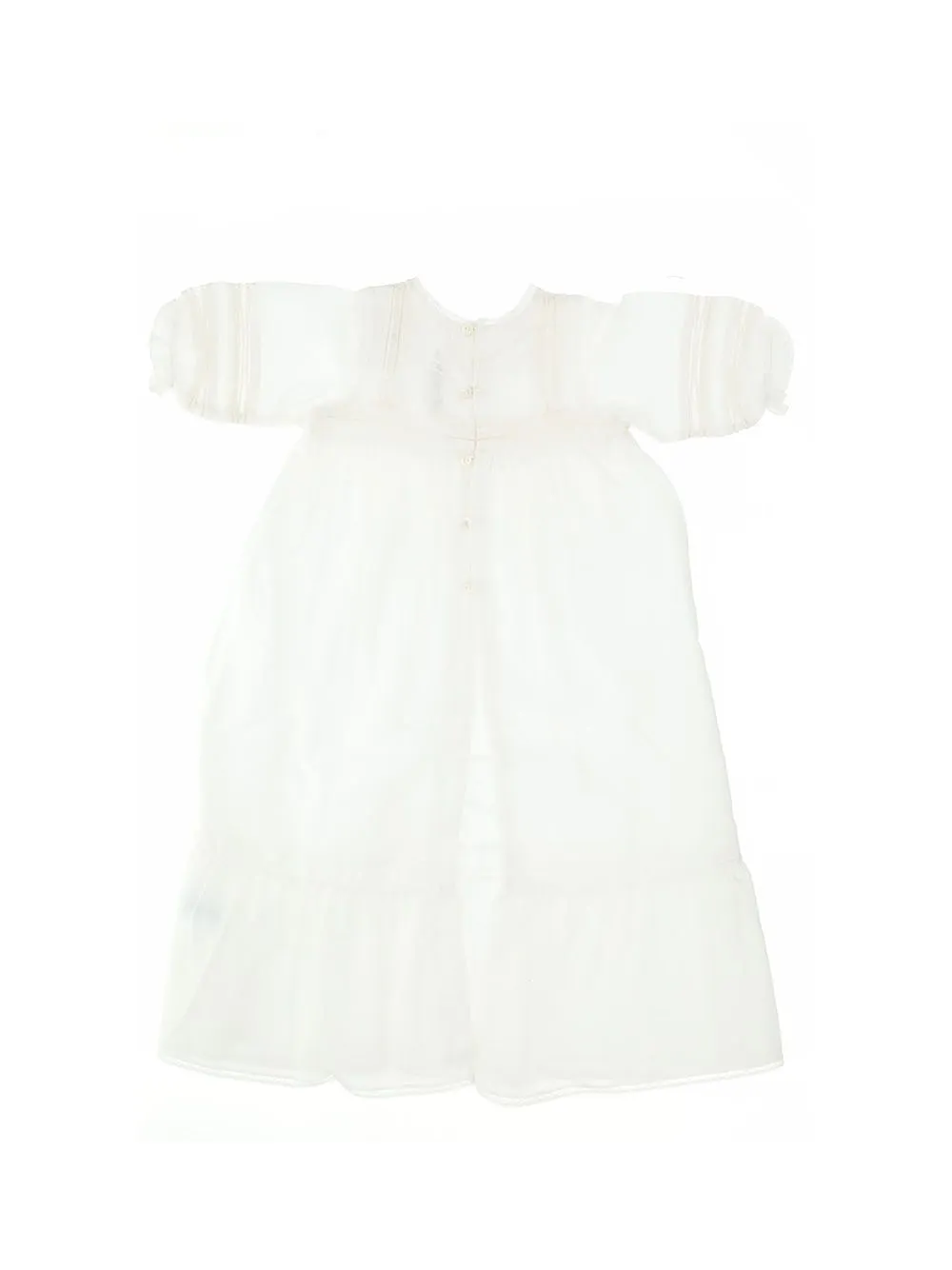 Bonpoint Lace-Detailed Christening Dress
