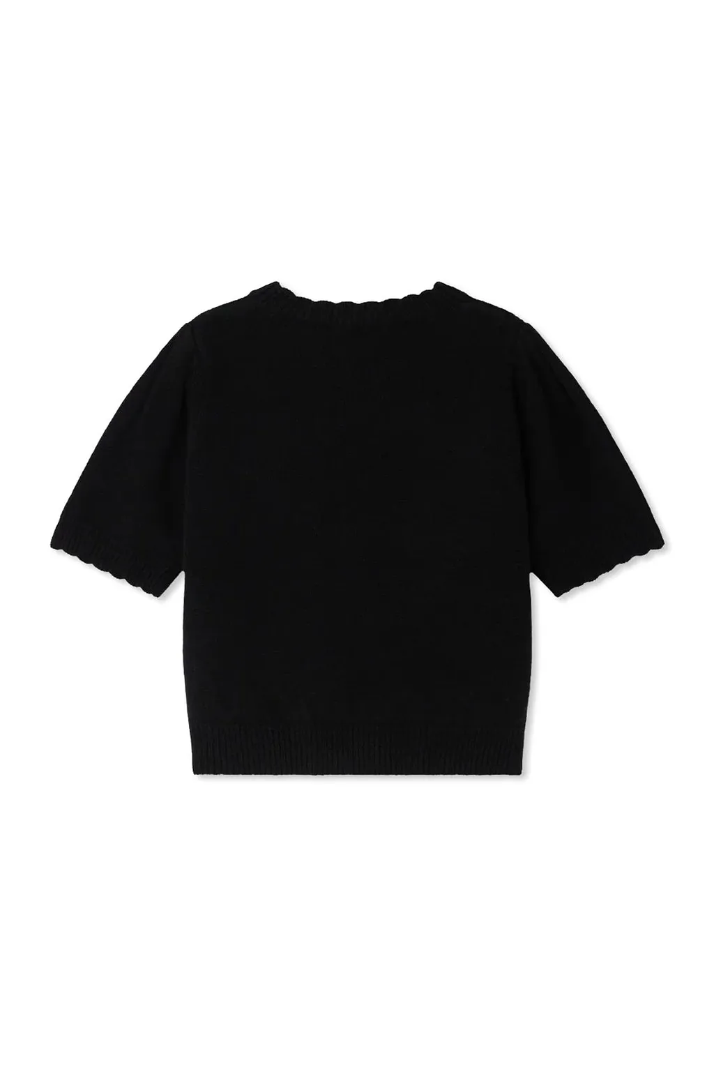 Bonpoint Justine Embellished Scallop Edge Jumper
