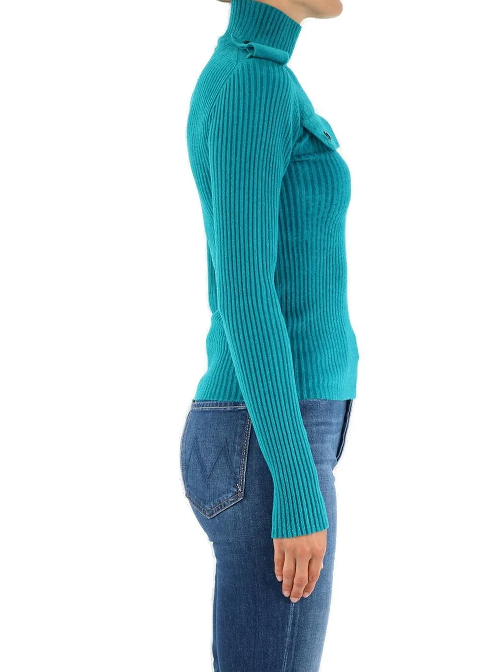 Bottega Veneta Rib-Knit Cut-Out Jumper