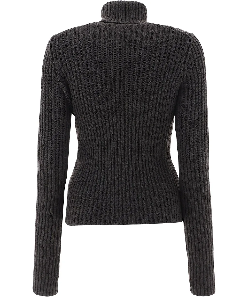 Bottega Veneta Rib Knit Turtleneck Jumper