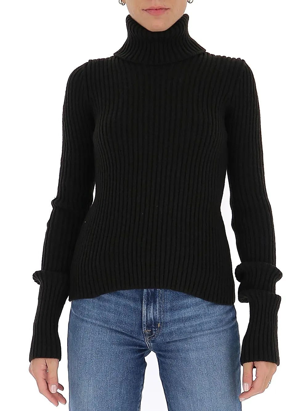 Bottega Veneta Rib Knit Turtleneck Jumper