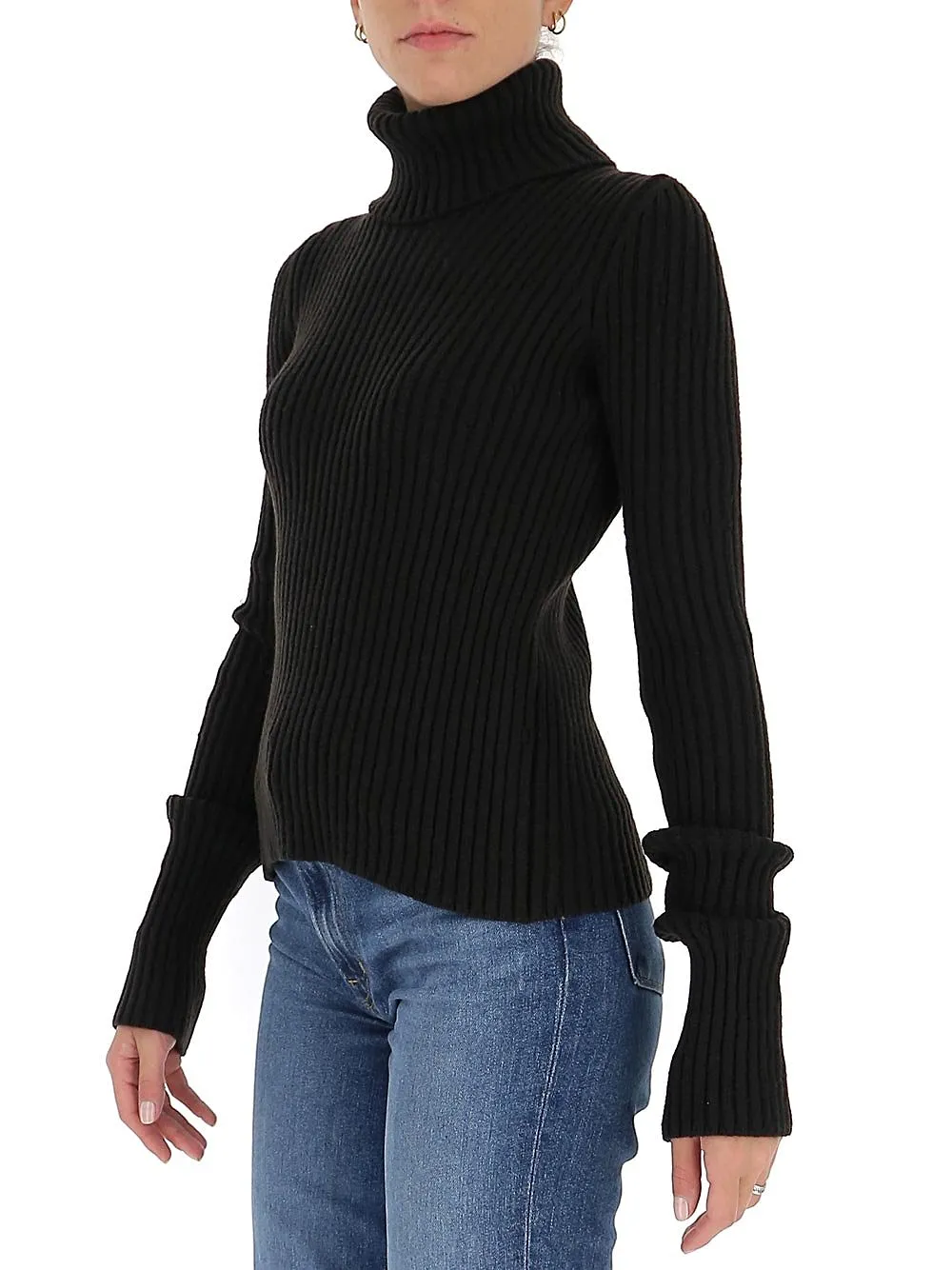 Bottega Veneta Rib Knit Turtleneck Jumper