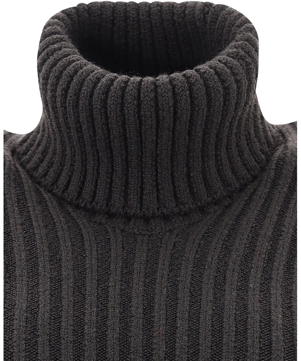 Bottega Veneta Rib Knit Turtleneck Jumper
