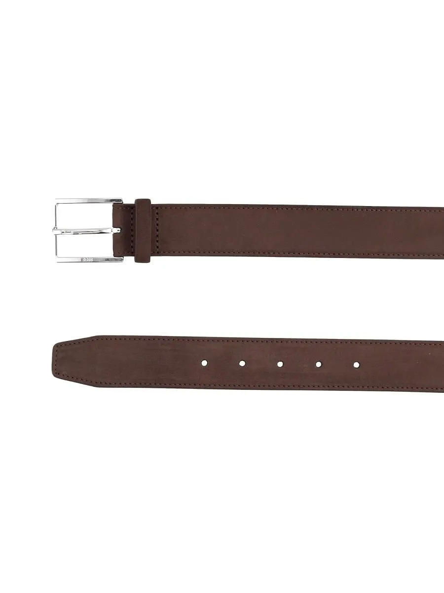 Boss Hugo Boss Logo Detailed Buckled Belt