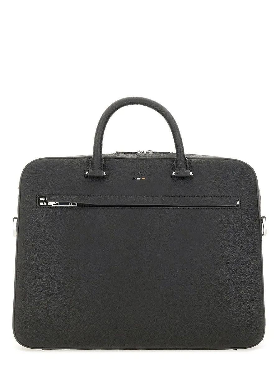 Boss Hugo Boss Zip Document Shoulder Bag
