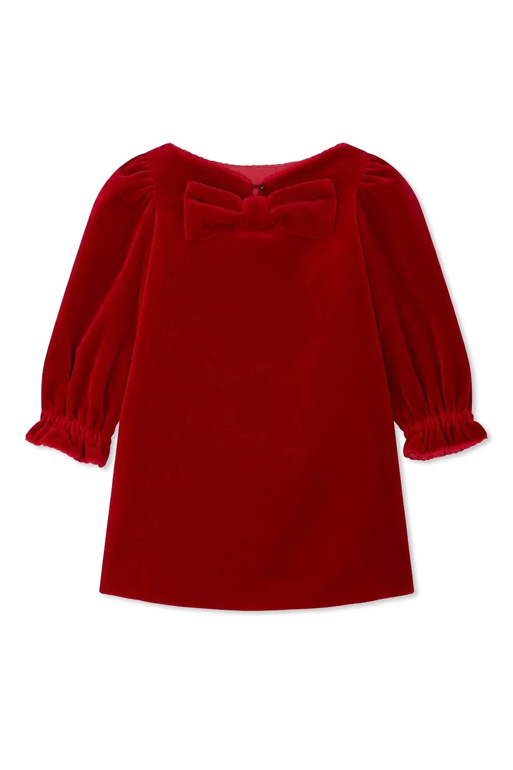 Bonpoint Long-Sleeved Velvet Dress