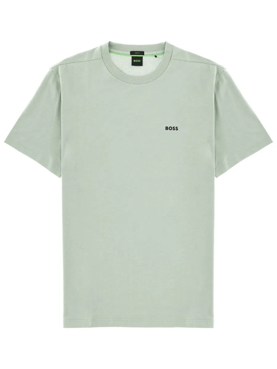 Boss Hugo Boss Logo Embossed Regular-Fit T-Shirt