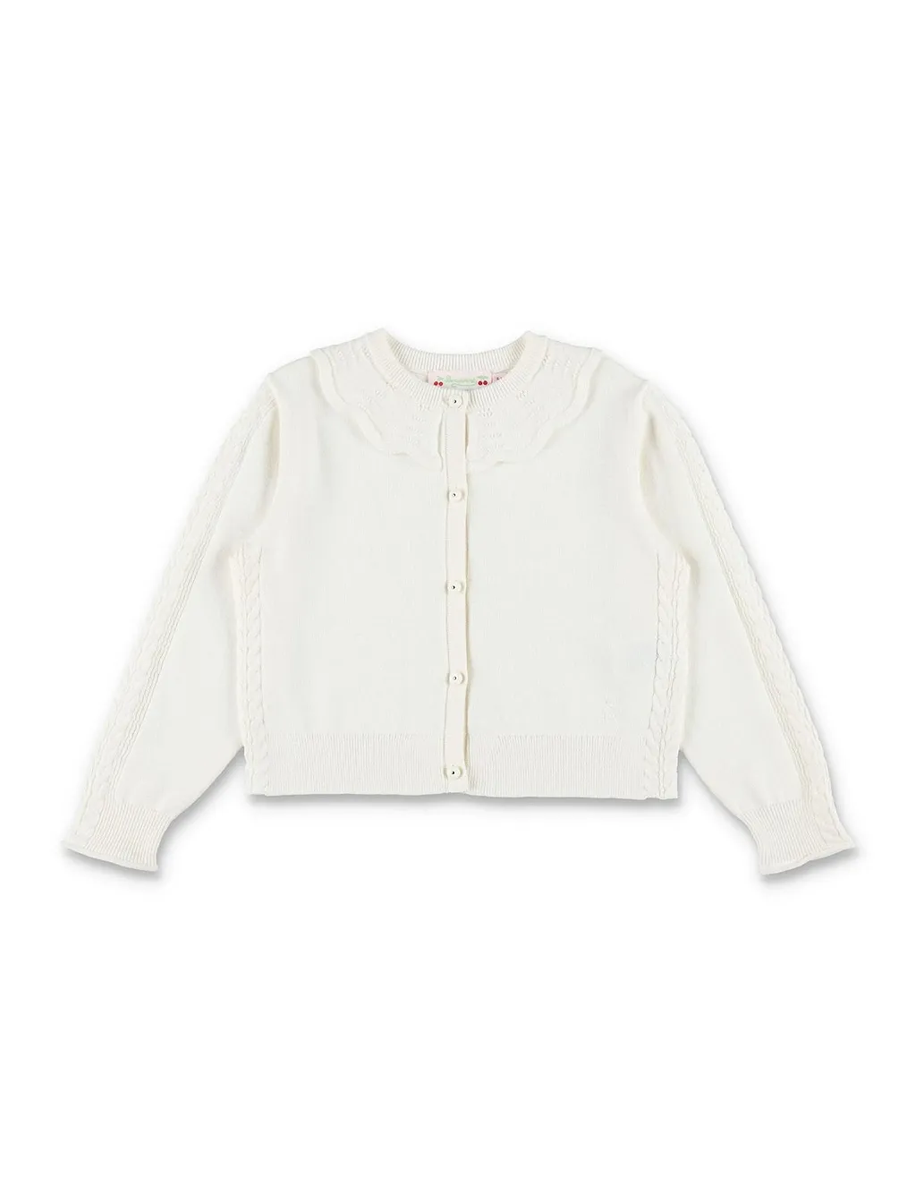 Bonpoint Lueur Ruffled Cardigan