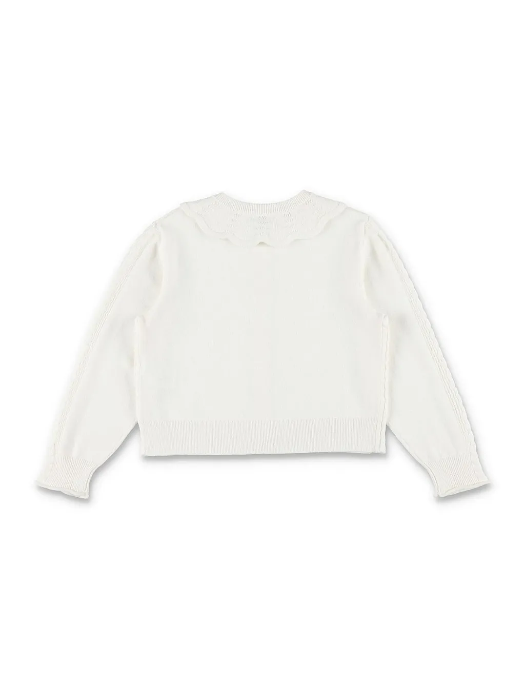 Bonpoint Lueur Ruffled Cardigan