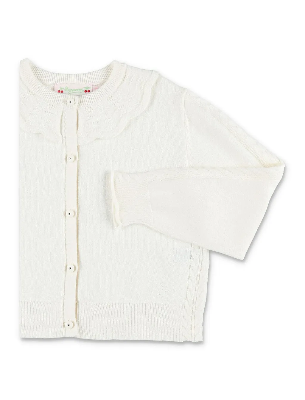 Bonpoint Lueur Ruffled Cardigan