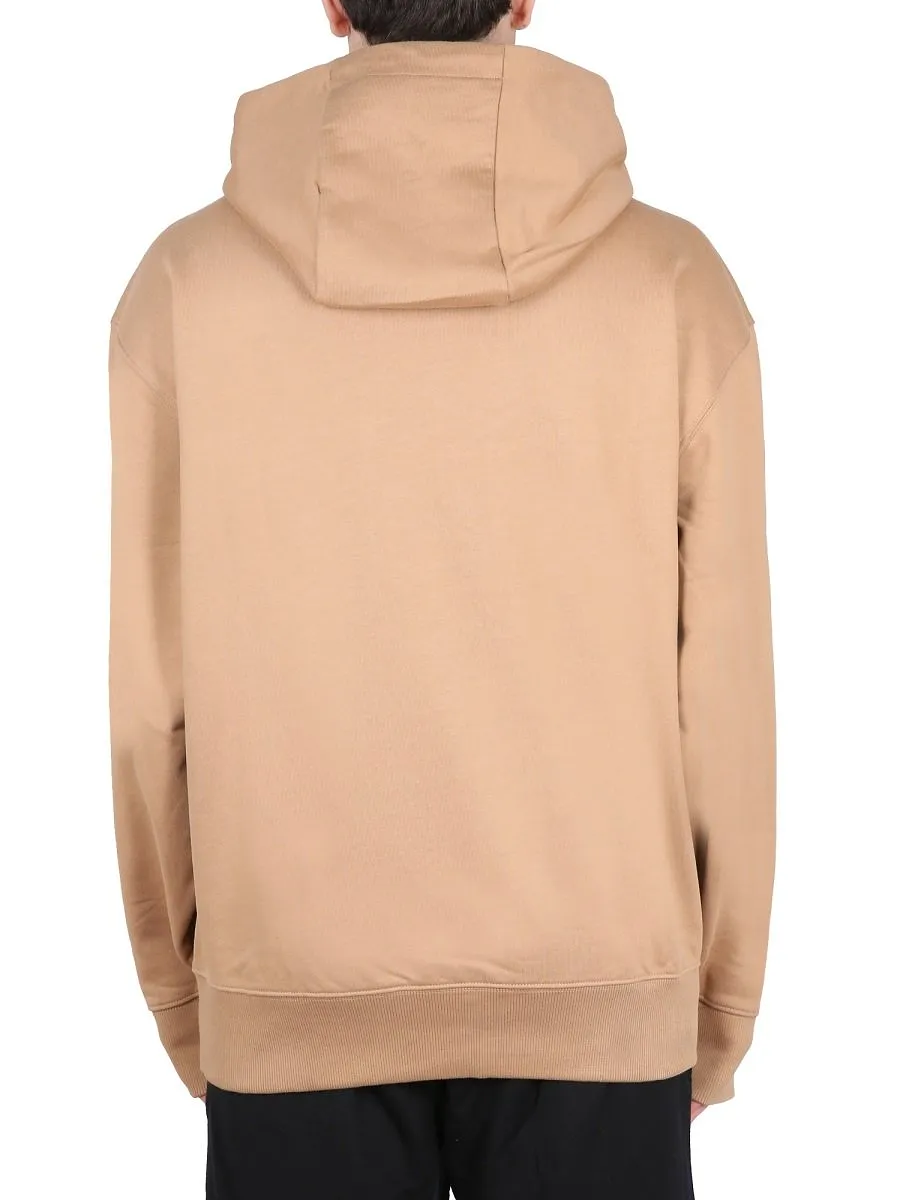 Boss Hugo Boss Logo Embroidered Long-Sleeved Hoodie