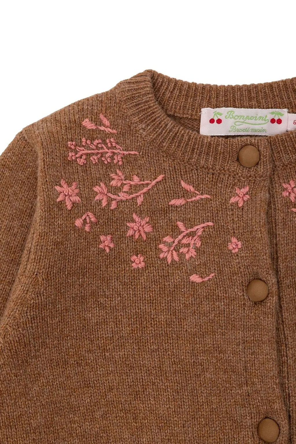 Bonpoint Madelia Embroidered Cardigan
