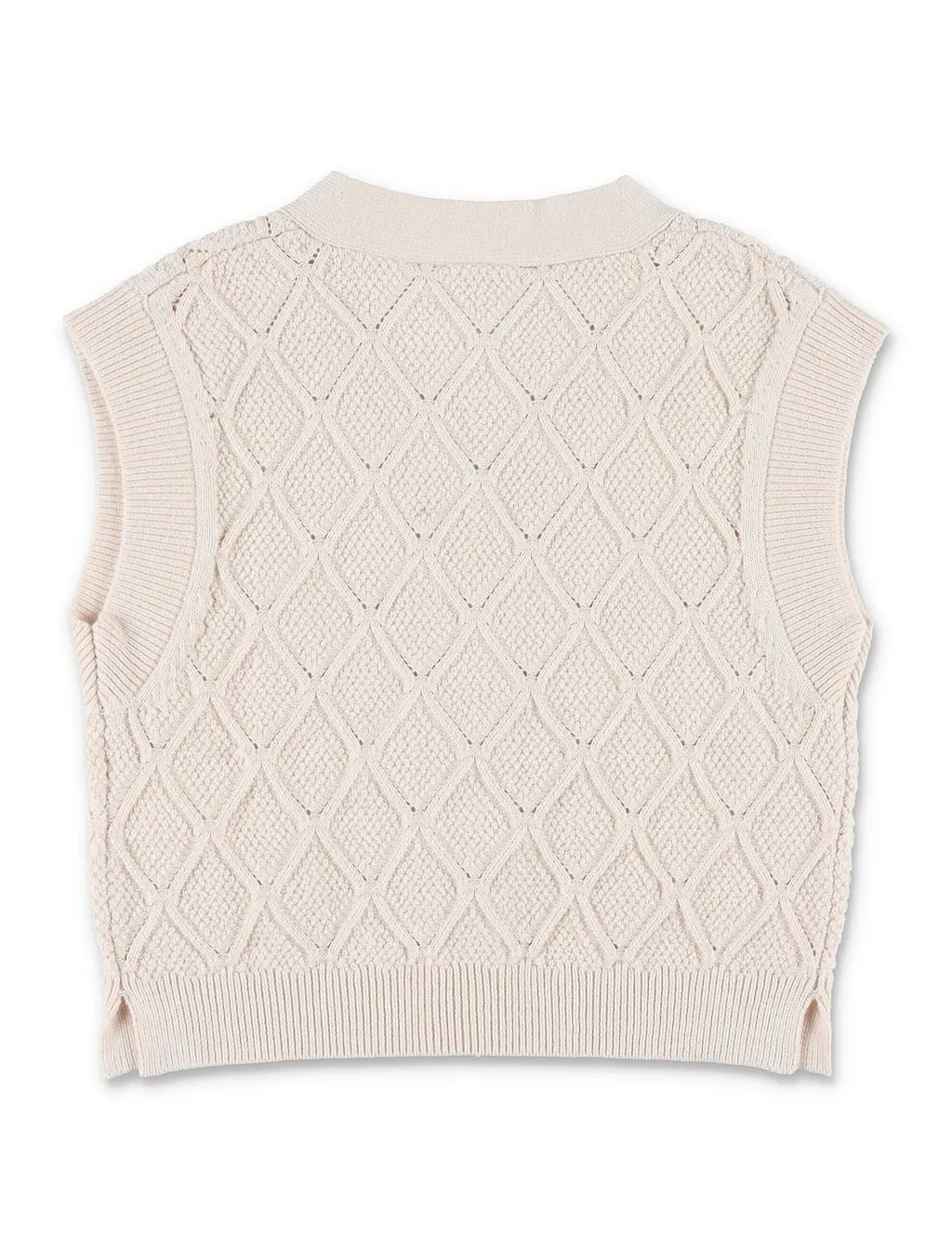 Bonpoint Lys V-Neck Sleeveless Cardigan