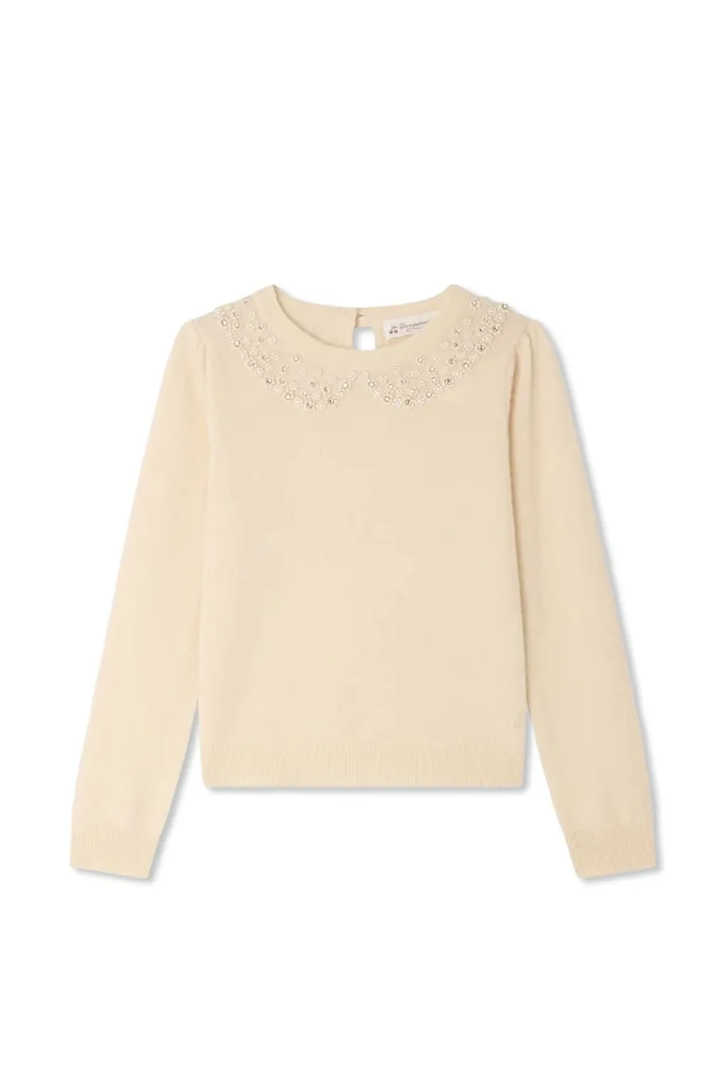 Bonpoint Maonie Embellished Knitted Sweater